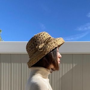 Liz Claiborne vintage straw hat